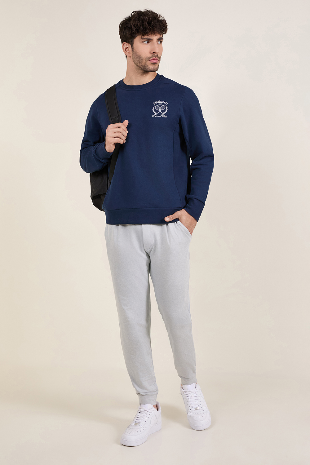 French Terry Classic-Fit Crewneck